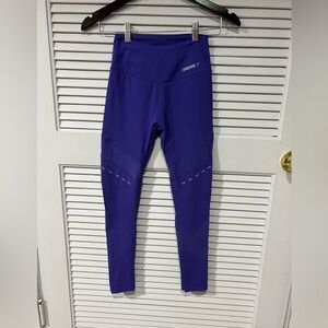 Gymshark Indigo Purple Activewear Workout Leggings Athletic Vented Size  XSmall